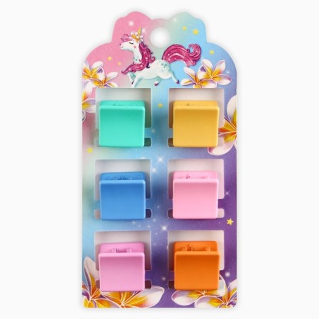 Hair crab "The most beautiful", set 6 pcs, 2.5 x 2.5 x 1.5 cm-5