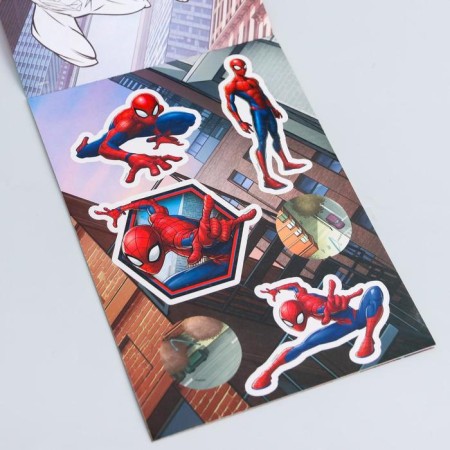 Book with stickers "Hero", Spider-Man-1