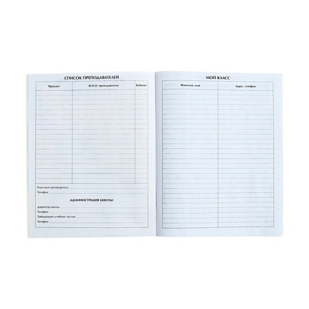 Diary for grades 1-4 "Fluffy friends. Bunny", soft cover, 48 sheets-5