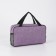Cosmetic bag on a zipper, with a grid, purple color