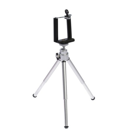 Luazon tripod desktop, for phone, 18 cm, silver-3