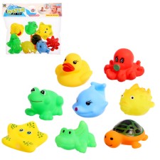 A set of bath toys 
