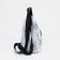 Women's sling bag made of artificial leather, white color