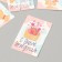 Cardboard Biro "Happy Birthday. Bouquet" set 10 pcs (5 types) 4x6 cm