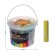 Folk shafts for asphalt 20 pieces, 7 JOVI colors, round, for kids