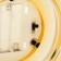 Nightlight "candlestick" LED from batteries 3HAAA gold 19x19x17 cm Risalux
