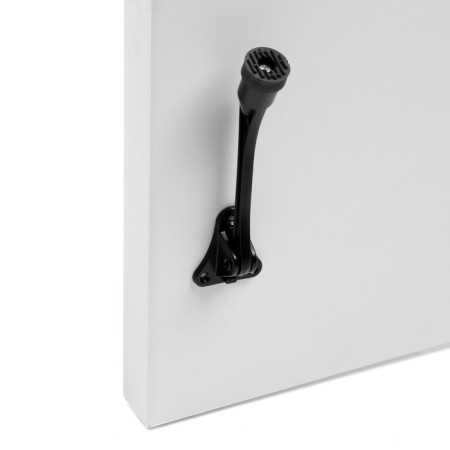 Door locomard lock, "goat leg", black color-14