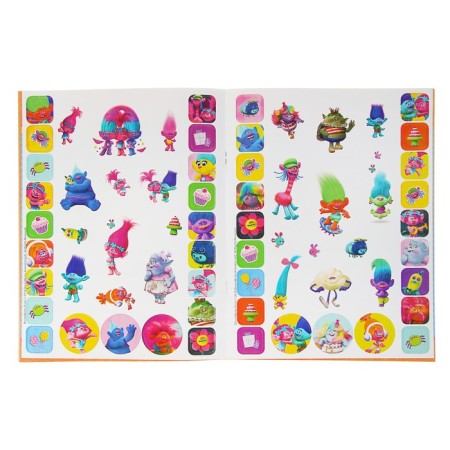 A book with stickers "Trolls. Feast of happiness "-2