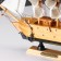 Souvenir small “Alaska” souvenir ship, light wood, white pirate sails, 4.5 × 23 × 24 cm