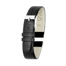 Watch strap, male, 16 mm, chopper 90 mm, larynx 125 mm, genuine leather, elongated 120415