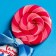 Lollice on the stick "The most beautiful", taste: Raspberry, 15 g.