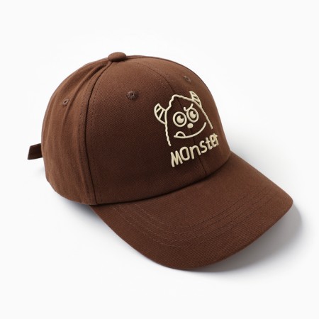 Cap "baseball cap" children, brown color, size 50-52