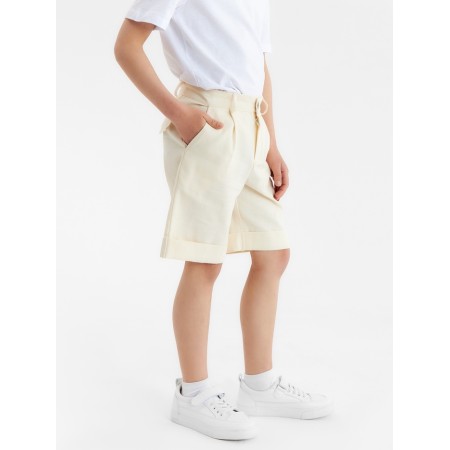 Shorts for a boy, minku, beige color, height 140 cm-2