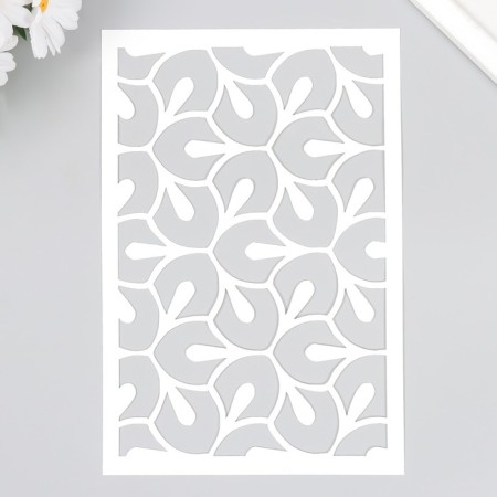 Plastic "pattern" 24x16 cm stencil