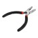 Plask -hugs Long mini, polished, rubberized handles
