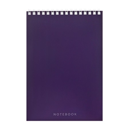 Notepad A5, 40 sheets in a cage on the crest "Blue", covered Cardboard, OFSET block