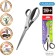 Scissors Erichkrause Comfort, 20.5 cm, gray-white