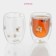 A set of glasses with double walls "Sukhotzet", 350 ml, 9.5x1.5 cm, 2 pcs