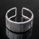 Ring for napkins "Aurora", 4.5 × 2 cm, silver color