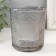 Bank for candles "SISTE" transparent black 350 ml 8.5x8.5x10 cm