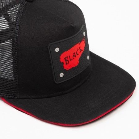 Minaku baseball cap with a patch color black, size 56-58-1