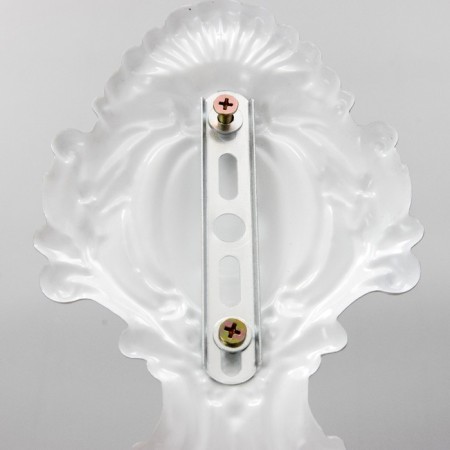 Bra "Adeline" E27 40W white with a golden patina-7