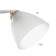 Causte "Natalia" 2x60W E27 white/gold 46x25x26cm