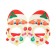 Carnival glasses "Santa Claus"