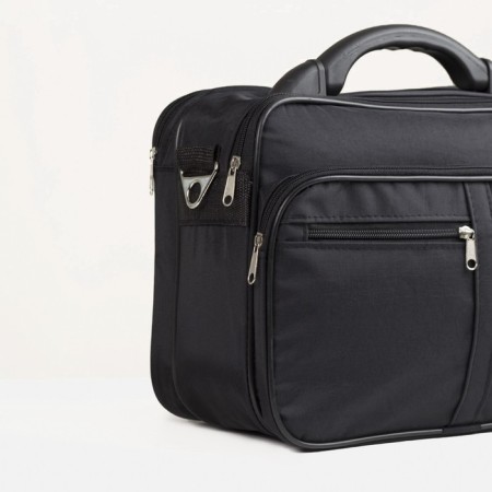 Male bag, "ZFTS", black color-2