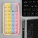 Pop it cover, for iPhone 12 Pro Max, silicone, colorful