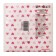 Napkins single -layer “hearts” pink 24x24 cm, set 20 pcs.