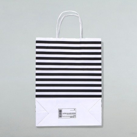 Crafts, white, “stripes”, 24 x 10.5 x 32 cm, 24 x 10.5 x 32 cm-1