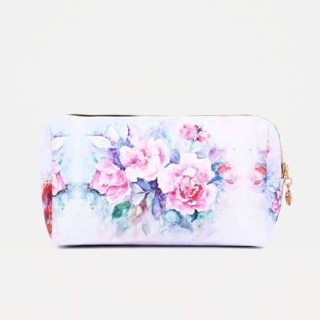 Cosmetic bag with lightning, white/multi -colored color-1