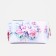 Cosmetic bag with lightning, white/multi -colored color