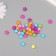 Beads for creativity plastic "Star" Color set 100 pcs 1.1x1.1 cm