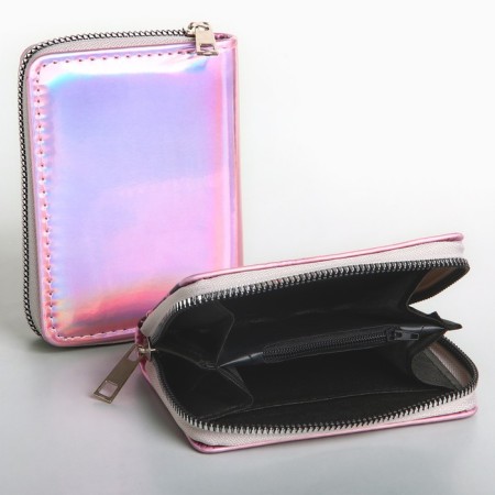 Children's wallet with a holographic effect "Beautiful girl", 12*2*9.5cm-2