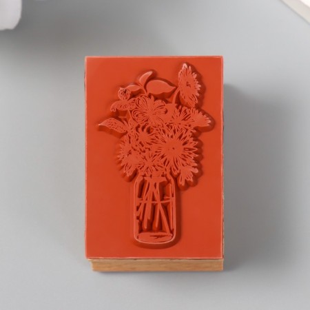 Printing tree "Vase with flowers" 4.5x3x2.5 cm-2