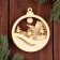 New Year. Promotion for creativity, New Year's toy "Skier" 7x8 cm