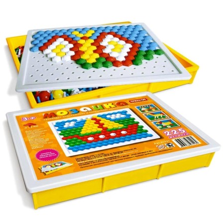 The mosaic is rectangular, diameter 13 mm, 225 pcs