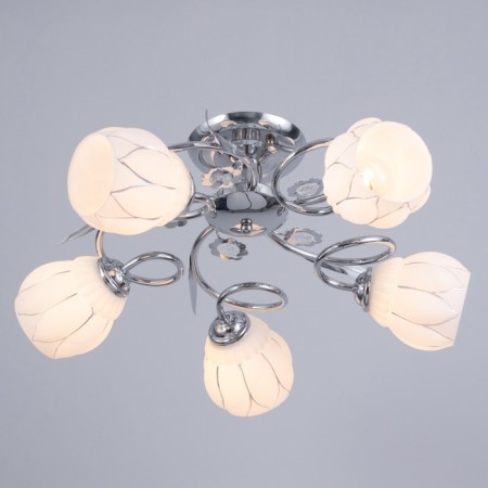 Viola chandelier 5x40W E27 Chrome Model: 2612379-1