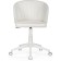 Computer chair Plastic Plastic/Ecokozha, White/White 59x60x78 cm