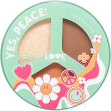 Палетка для лица Love Generation Yes, Peace!, тон 03, 9.6 г
