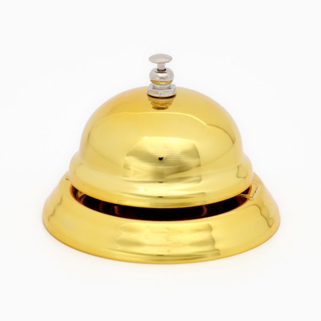 Gold -table call, 8 x 6 cm