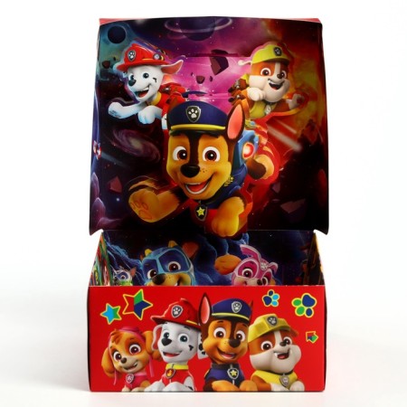 Folding gift box with 3D, puppy patrol, 15x15x7 cm-4