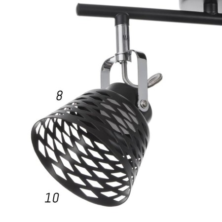 Sports light jack 2x5W LED 3000K 460LM black 30x21x14 cm-3