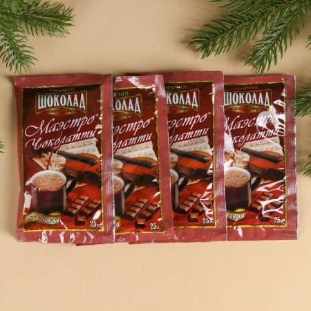 Gift set of New Year's "Miracles and Magic": hot chocolate, marshmallo, thermostat-5