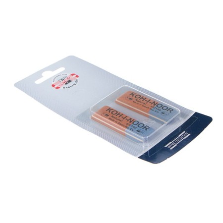 Set of Erasers 2 pieces Koh-I-Noor Blue Star 56-60, Red-blue, blister-1