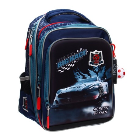 Frame backpack 39 x 29 x 17 cm, Across 640, filling: bag, blue ACR22-640-3-1