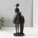 Souvenir Polystone "Mom and Son" Black 31x13x8 cm
