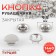 Shirt button, closed, d = 9.5 mm, color nickel